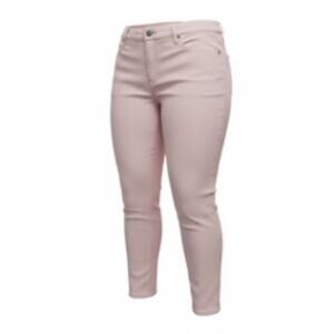 Lane Bryant Size 18 Mid-Rise Super Stretch Skinny Jeans Blush Beige Ankle EUC